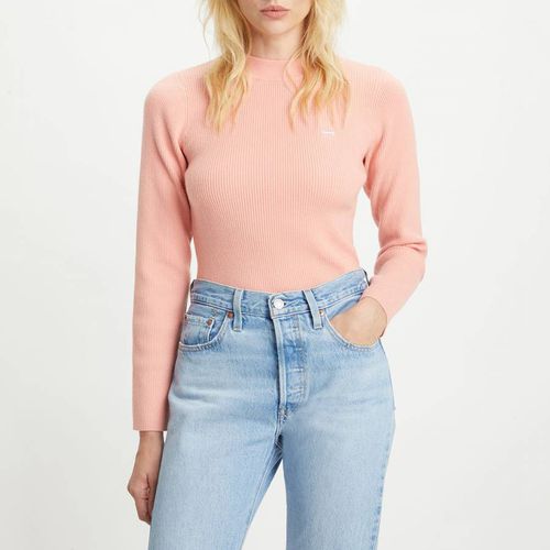 Pink Ribbed Long Sleeve Top - Levi's - Modalova