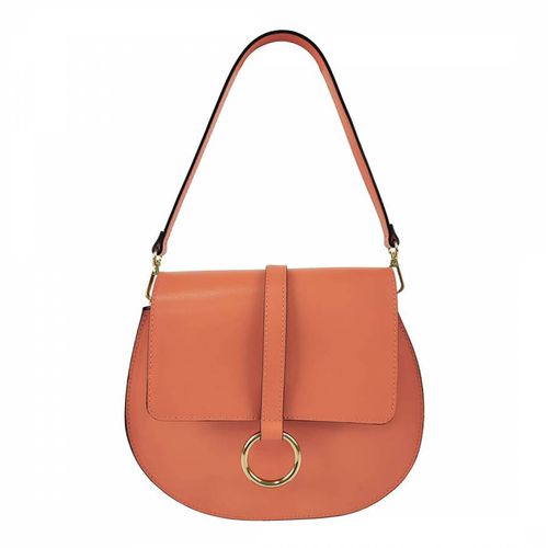Orange Leather Bag - Bella Blanco - Modalova