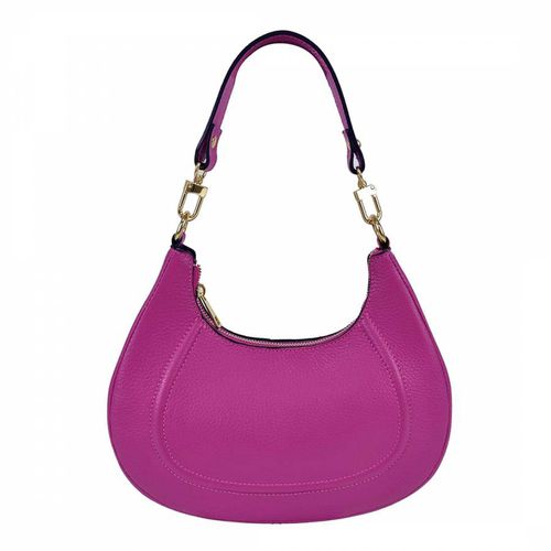 Pink Leather Shoulder Bag - Bella Blanco - Modalova