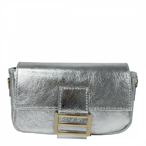 Silver Leather Bag - Bella Blanco - Modalova