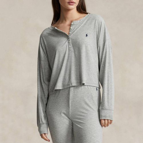 Grey Henley Top & Legging Set - Ralph Lauren - Modalova