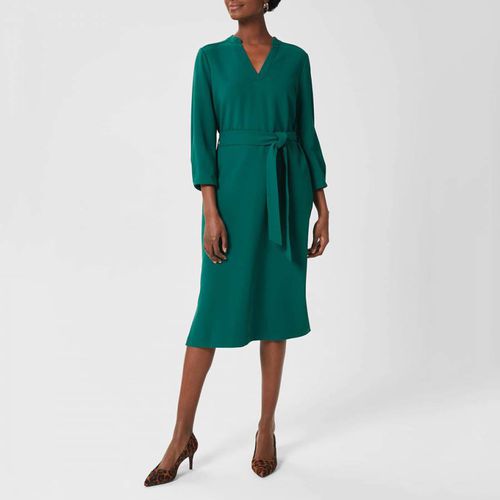Green Kirsty Belted Dress - Hobbs London - Modalova