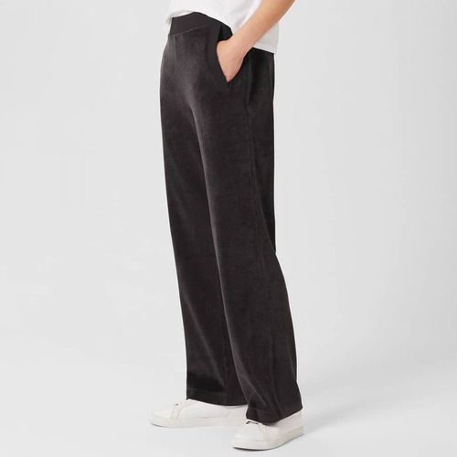 Charcoal Harlow Wide Leg Trousers - Hobbs London - Modalova