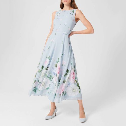 Blue Carly Floral Dress - Hobbs London - Modalova