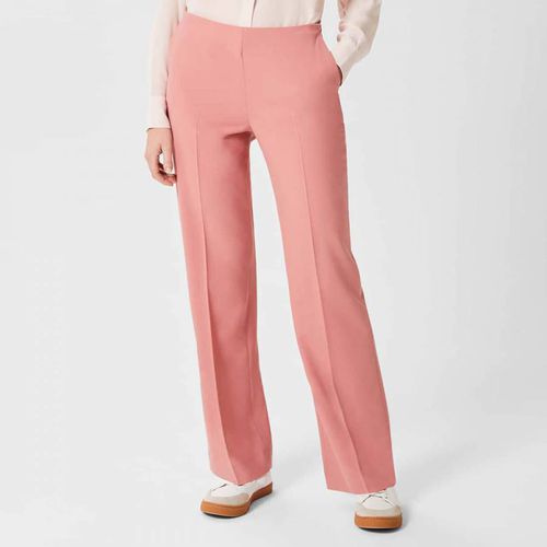 Rozi Straight Wool Blend Trousers - Hobbs London - Modalova