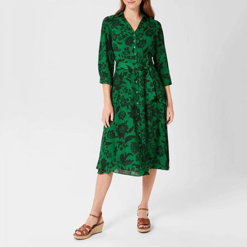 Green Dalia Printed Dress - Hobbs London - Modalova