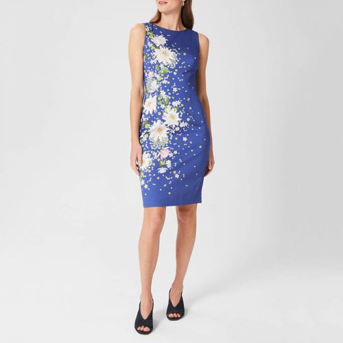 Blue/Multi Fiona Floral Dress - Hobbs London - Modalova