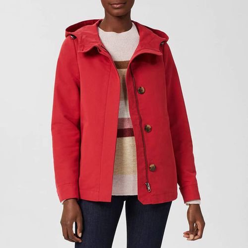 Red Ceira Hooded Coat - Hobbs London - Modalova