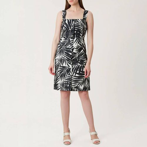 Ivory Harley Floral Linen Dress - Hobbs London - Modalova