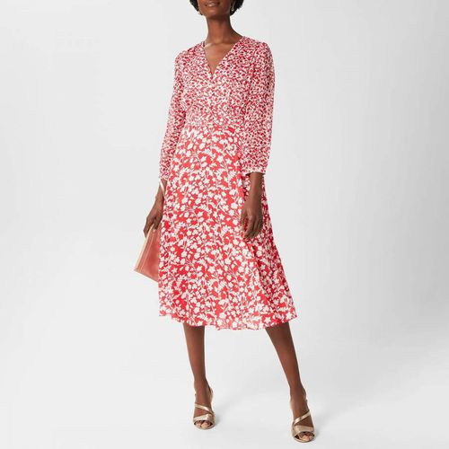 Red Pattern Rosie Dress - Hobbs London - Modalova