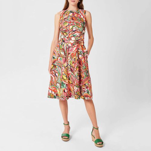 Multi Twitchill Printed Linen Dress - Hobbs London - Modalova
