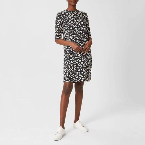 Navy/White Iza Tunic Printed Dress - Hobbs London - Modalova