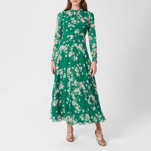 Green/Multi Rosabelle Silk Dress - Hobbs London - Modalova