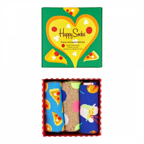 Pack Pizza Love Socks Gift Set - Happy Socks - Modalova