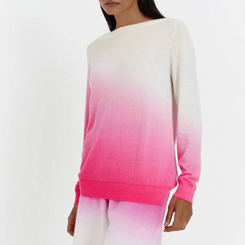 Pink Dip Dye Wool/Cashmere Jumper - Chinti and Parker - Modalova