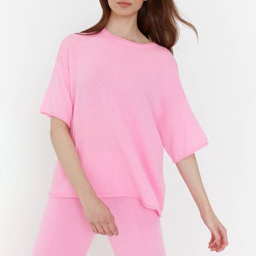 Boxy Wool/Cashmere Blend T-Shirt - Chinti and Parker - Modalova