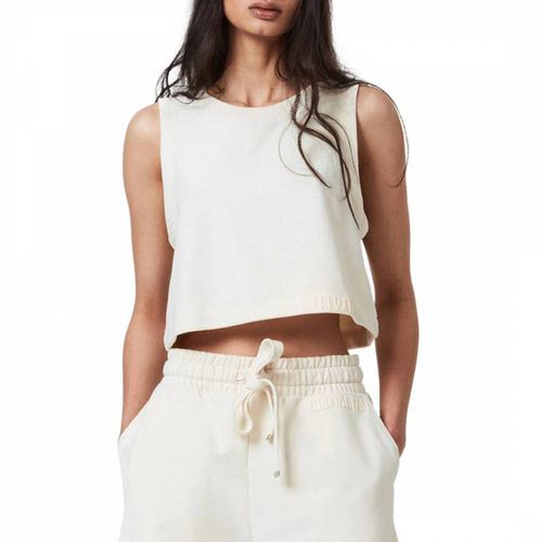 Ecru Lila Crop Branded Top - AllSaints - Modalova