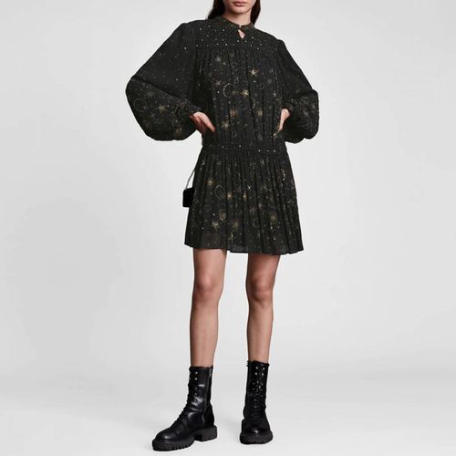 Black Isobella Embroidered Dress - AllSaints - Modalova