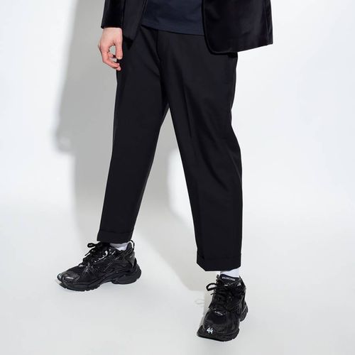 Black Argal Wool Blend Trousers - AllSaints - Modalova