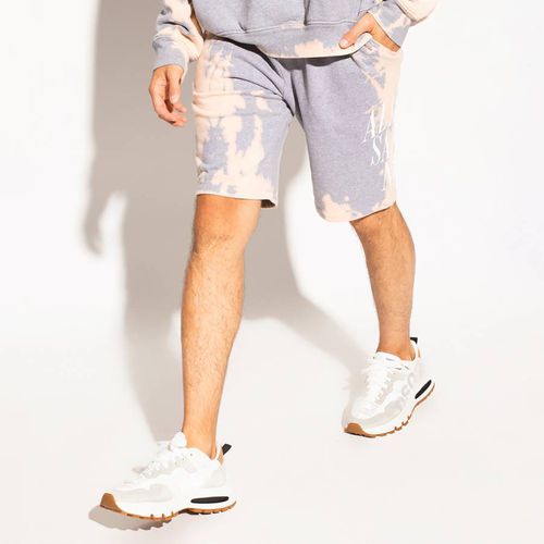 Grey/Pink Marble Merger Shorts - AllSaints - Modalova