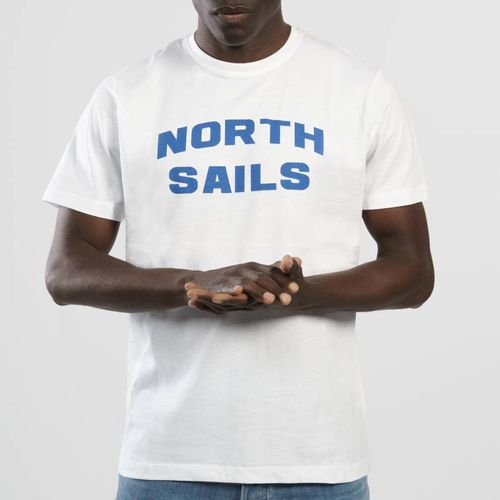 White Crew Neck Cotton T Shirt - NORTH SAILS - Modalova