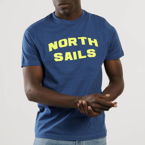 Blue Crew Neck Cotton T Shirt - NORTH SAILS - Modalova