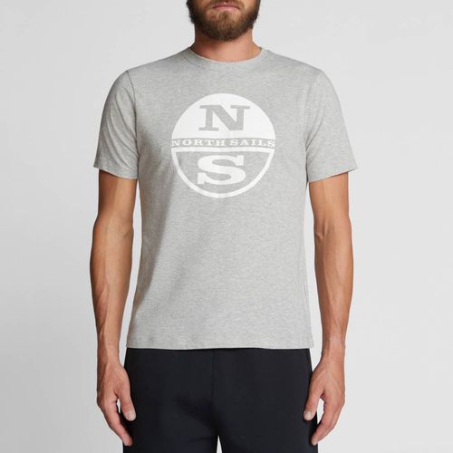 Grey Crew Neck Cotton T Shirt - NORTH SAILS - Modalova