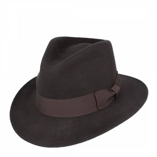 Unisex Wool Brown Hat - M.Z - Modalova