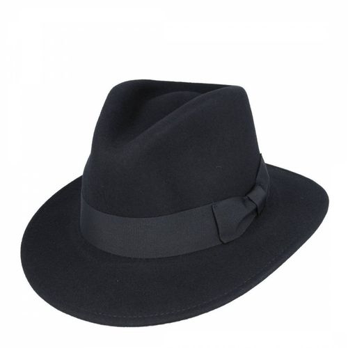 Unisex Wool Black Hat - M.Z - Modalova