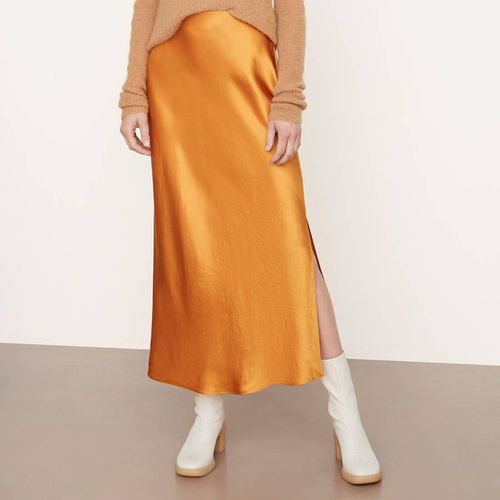 Orange Side Slit Skirt - Vince - Modalova