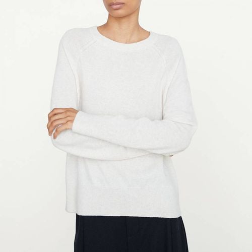 White Wool Blend Jumper - Vince - Modalova