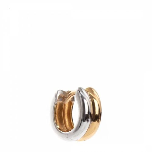 Two-Tone Unisex Single Hoop Earring - Augusta & George - Modalova