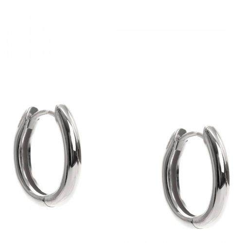 Silver Medium Hoop Earrings - Augusta & George - Modalova