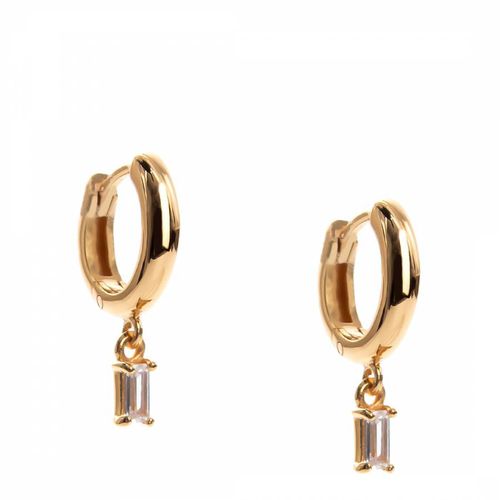 Drop Earrings With Crystal Stone - Augusta & George - Modalova