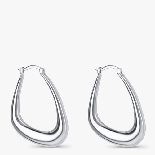 Silver Hoop Silver Earrings - Augusta & George - Modalova