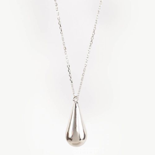 Silver Necklace With Drop Pendant - Augusta & George - Modalova