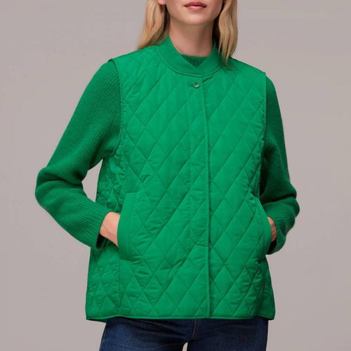 Green Sandra Quilted Gilet - WHISTLES - Modalova