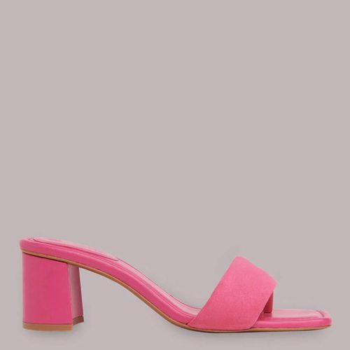 Pink Marie Slip On Leather Mules - WHISTLES - Modalova