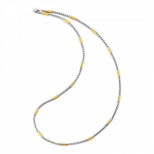 K Gold Two Tone Chain Necklace - Stephen Oliver - Modalova