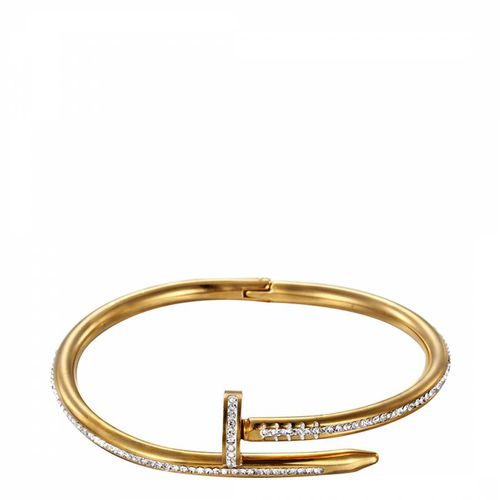 K Gold Nail Embelisshed Bangle - Stephen Oliver - Modalova