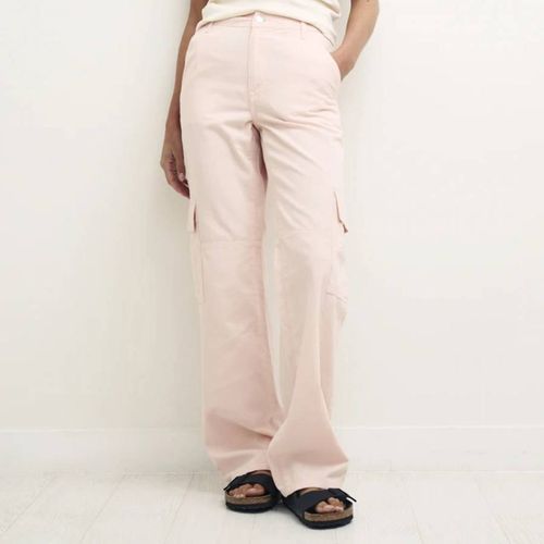 Pink Pansy Utility Cotton Trousers - Nobody's Child - Modalova