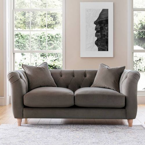 SAVE £1134 - The Soho Medium Sofa Velvet Mushroom - The Great Sofa Company - Modalova