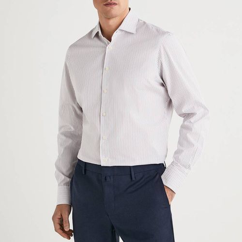 Multi Magic Two Col Stripe Cotton Shirt - Hackett London - Modalova