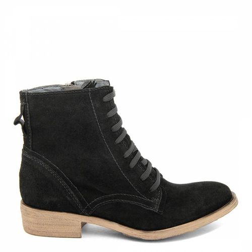 Suede Lace Up Heeled Ankle Boots - LAB78 - Modalova