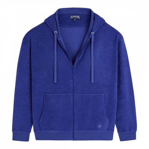 Blue Terry Zip Sweatshirt - Vilebrequin - Modalova