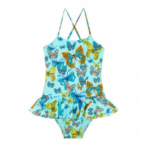 Girls Butterflies Swimsuit - Vilebrequin - Modalova