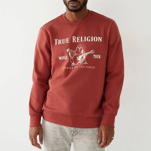 Red Buddha Crew Neck Sweatshirt - True Religion - Modalova