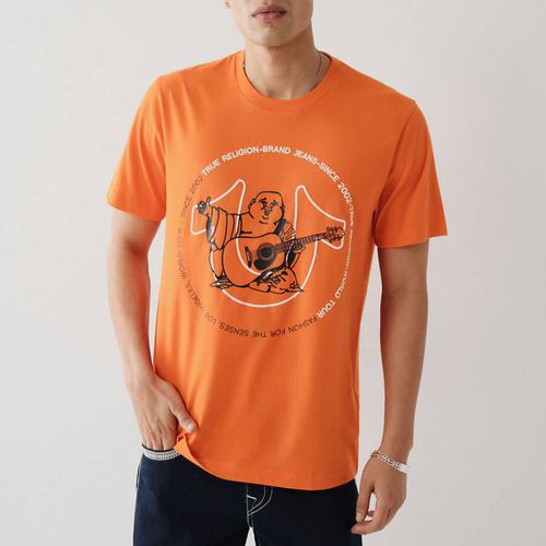 Orange Two Tone Buddha T-Shirt - True Religion - Modalova