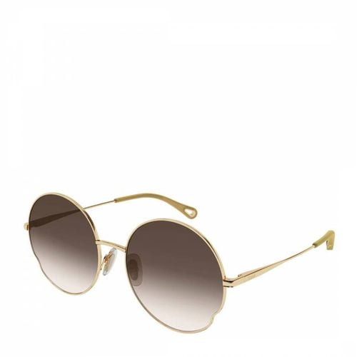 Women's Gold Chloe Sunglasses 59mm - Chloe - Modalova