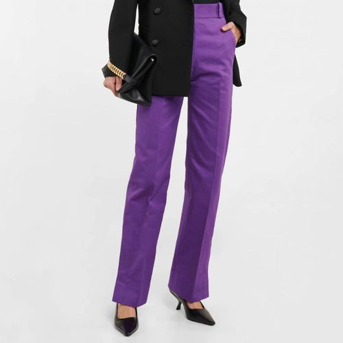 Purple Fitted Trouser - Victoria Beckham - Modalova